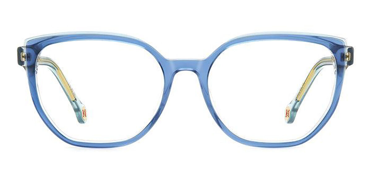 Image of Carolina Herrera HER 0214 B7K 52 Niebieskie Damskie Okulary Korekcyjne PL