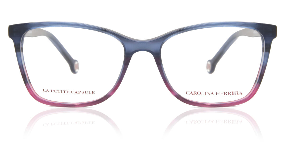 Image of Carolina Herrera VHE883L 09LK Óculos de Grau Azuis Masculino BRLPT
