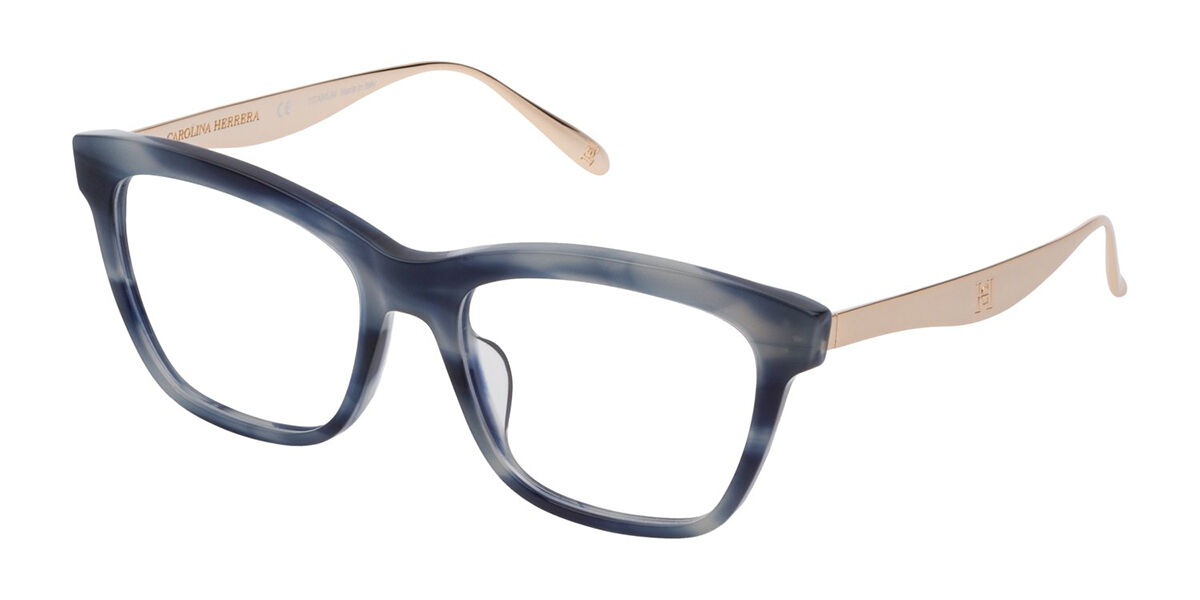 Image of Carolina Herrera VHN613M 06X8 Gafas Recetadas para Hombre Azules ESP