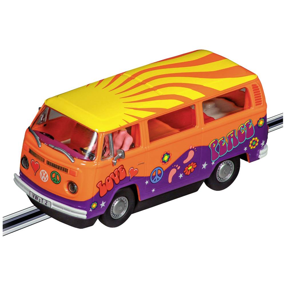 Image of Carrera 20027759 Evolution Car H0 VW Bus T2b Peace and Love