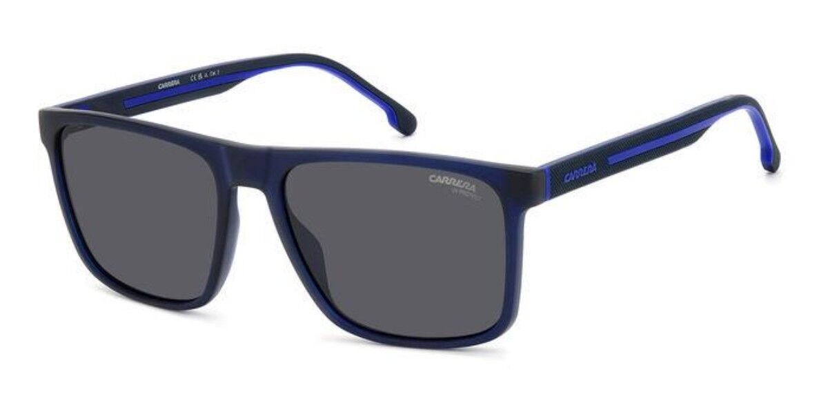 Image of Carrera 8064/S FLL/IR 57 Lunettes De Soleil Homme Bleues FR