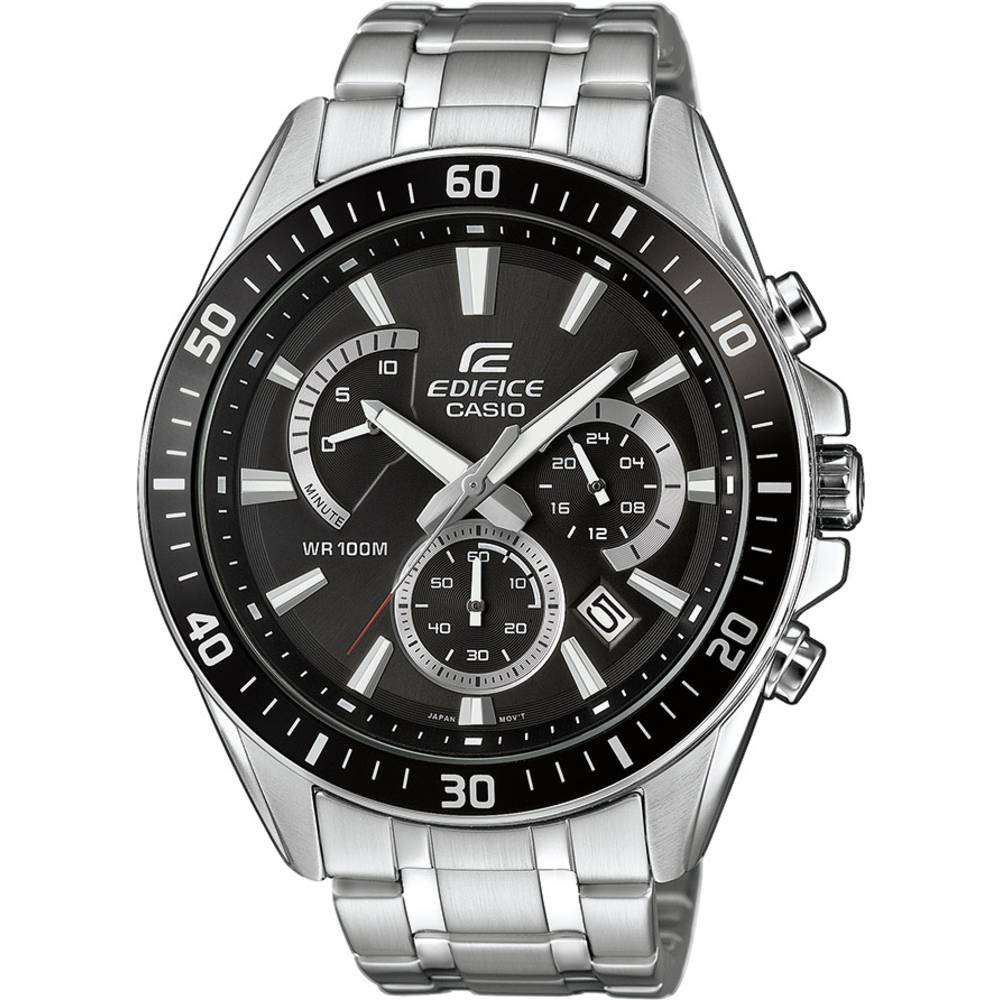 Image of Casio Chronograph Wristwatch EFR-552D-1AVUEF (L x W x H) 53 x 47 x 123 mm Silver Enclosure material=Stainless steel