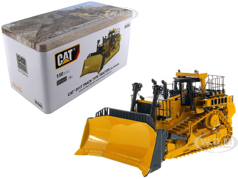 Image of Cat Caterpillar D11T Track Type Tractor Dozer "JEL" Design with Operator "High Line" Series 1/50 Diecast Model by Diecast Masters