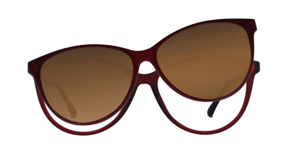 Image of Cat Eye Clip-On TR90 Marrones Gafas Recetadas para Mujer - Gafas Anti-Azules - SmartBuy Collection ESP