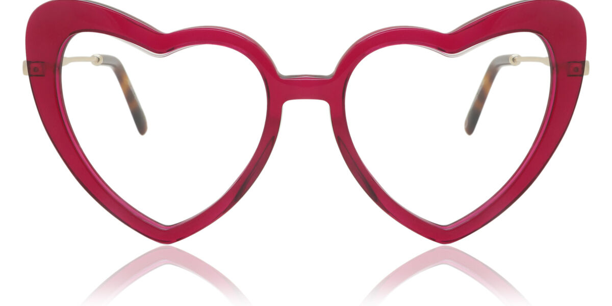 Image of Cat Eye Full Rim Plastikowy Różowe Okulary Korekcyjne Damskie - Okulary Blokujące Niebieskie Światło - SmartBuy Collection PL