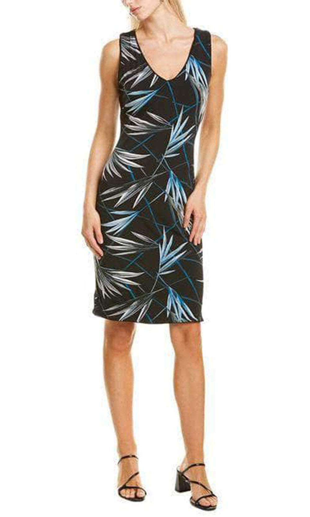 Image of Catherine Malandrino MCD90203 - V-Neck Reversible Sleeveless Dress