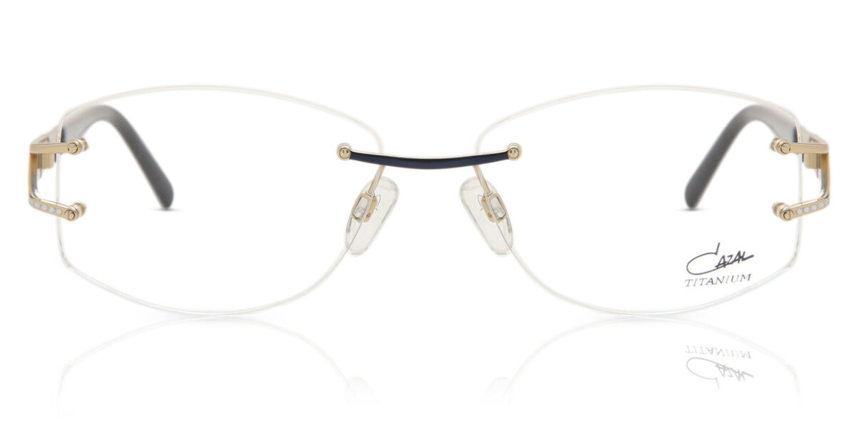 Image of Cazal 1254 001 Óculos de Grau Azuis Masculino BRLPT