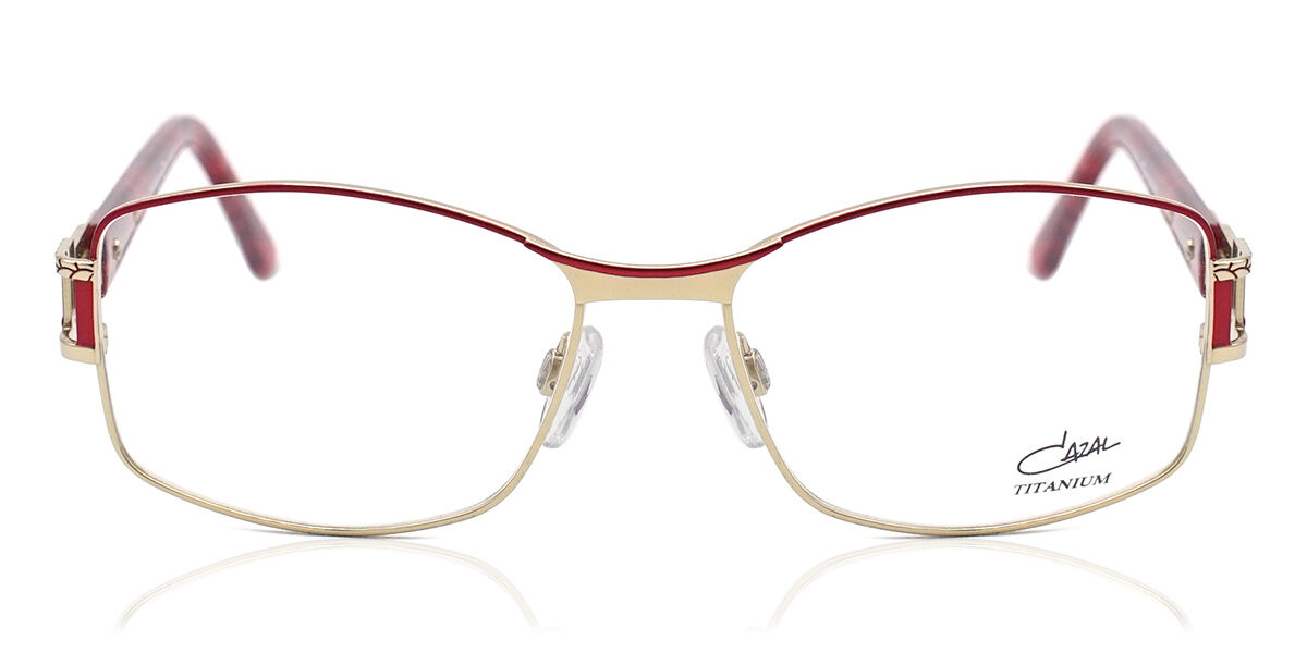 Image of Cazal 1261 002 Óculos de Grau Vermelhos Masculino BRLPT