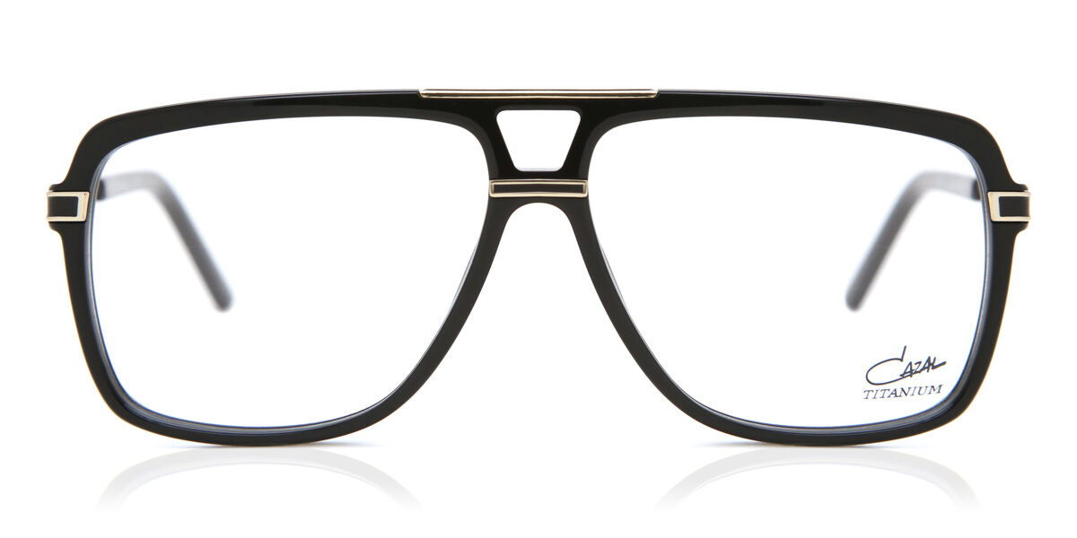 Image of Cazal 6018 001 Óculos de Grau Pretos Masculino BRLPT