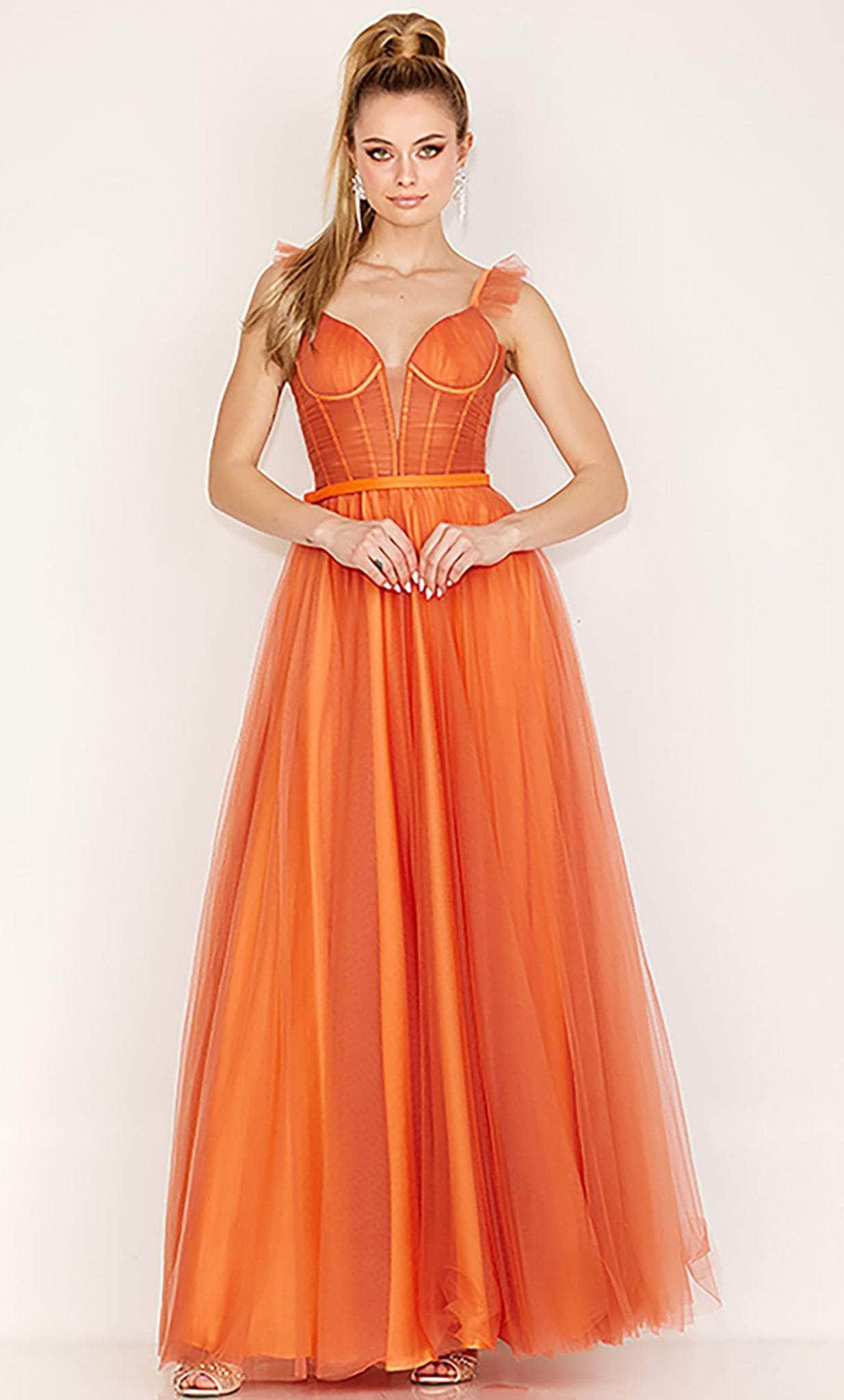 Image of Cecilia Couture 163 - Sleeveless A-line Prom Dress