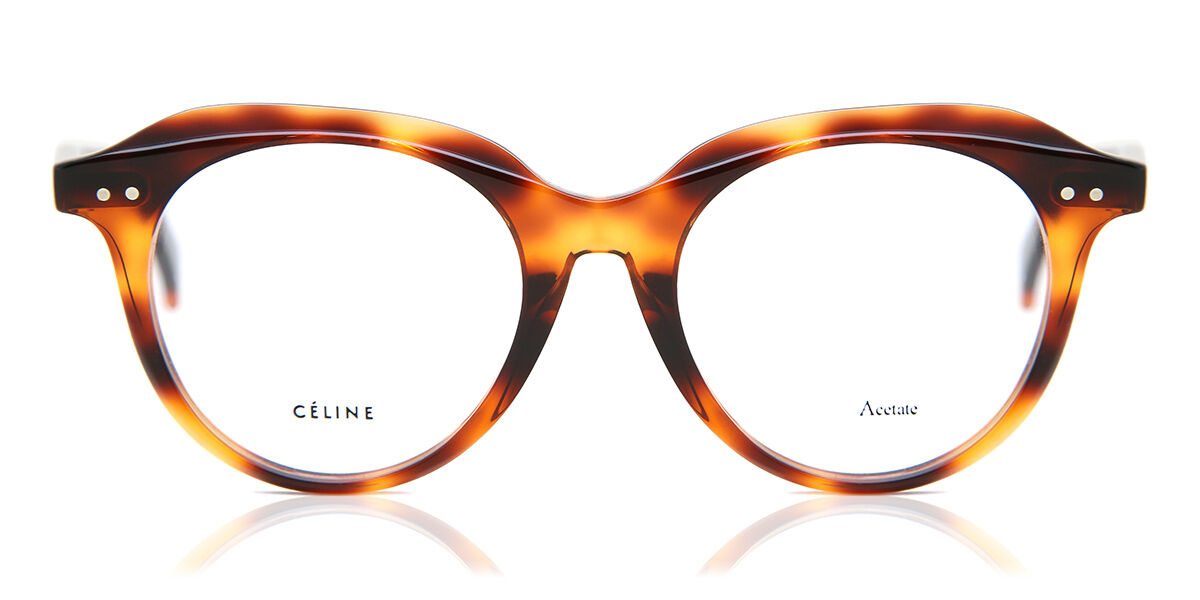 Image of Celine CL41461F Formato Asiático 086 Óculos de Grau Tortoiseshell Masculino BRLPT