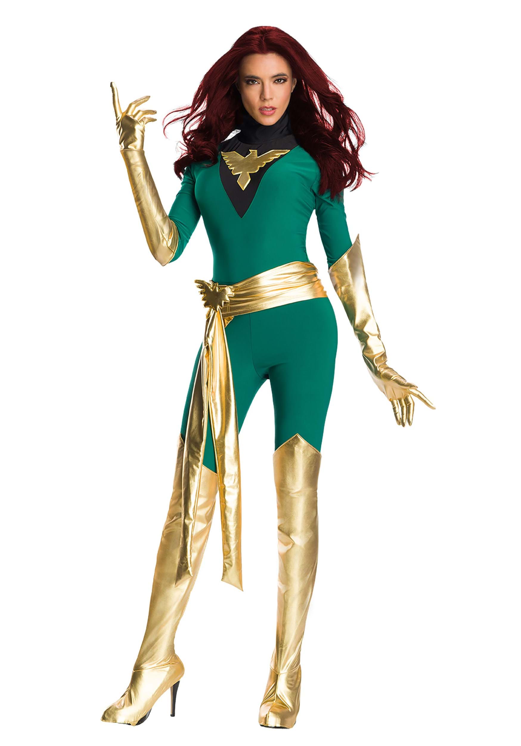 Image of Charades Premium Women's Marvel Jean Grey Phoenix Costume