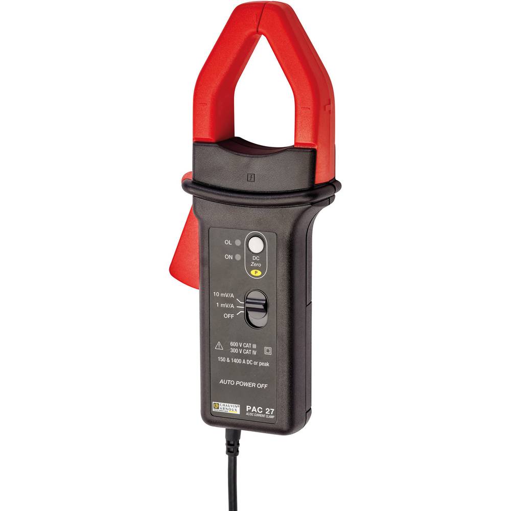Image of Chauvin Arnoux PAC 27 Clamp meter adapter A/AC reading range: 05 - 1000 A A/DC reading range: 05 - 1400 A
