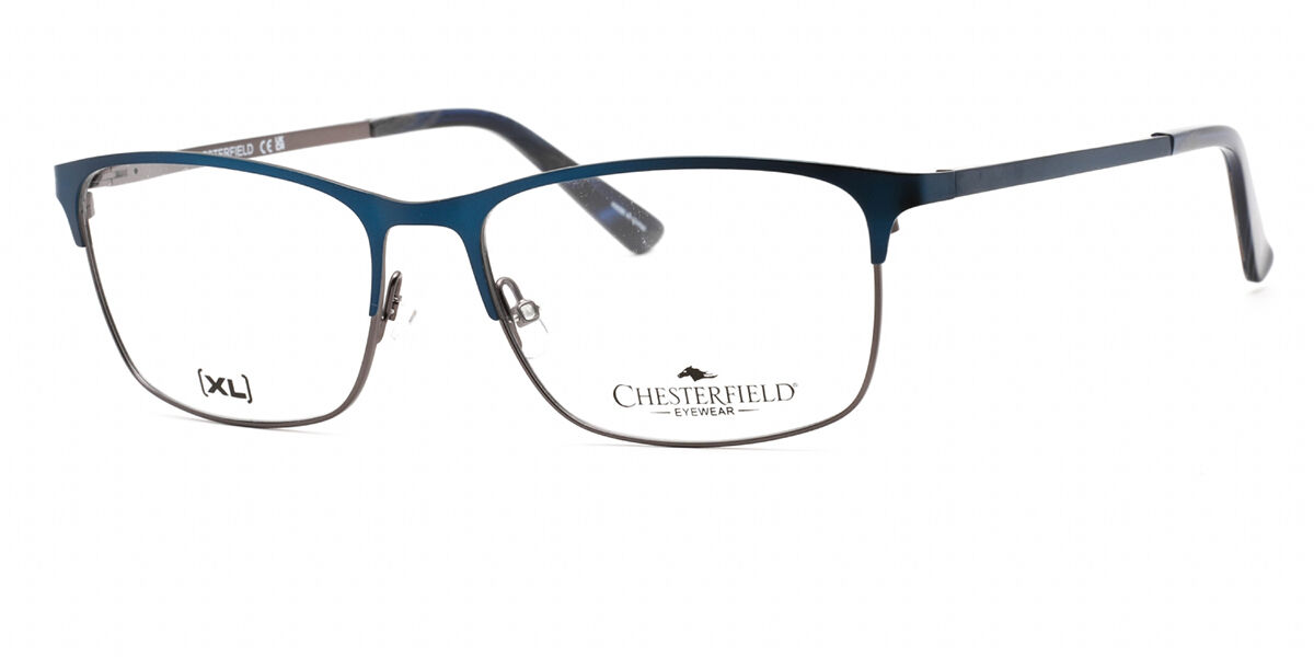 Image of Chesterfield 63XL 0KU0 Óculos de Grau Azuis Masculino BRLPT