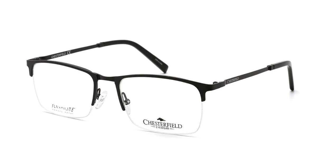 Image of Chesterfield 893 0003 Óculos de Grau Pretos Masculino BRLPT