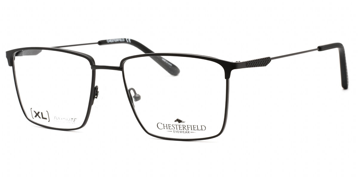 Image of Chesterfield CH 102XL 0003 Óculos de Grau Pretos Masculino BRLPT