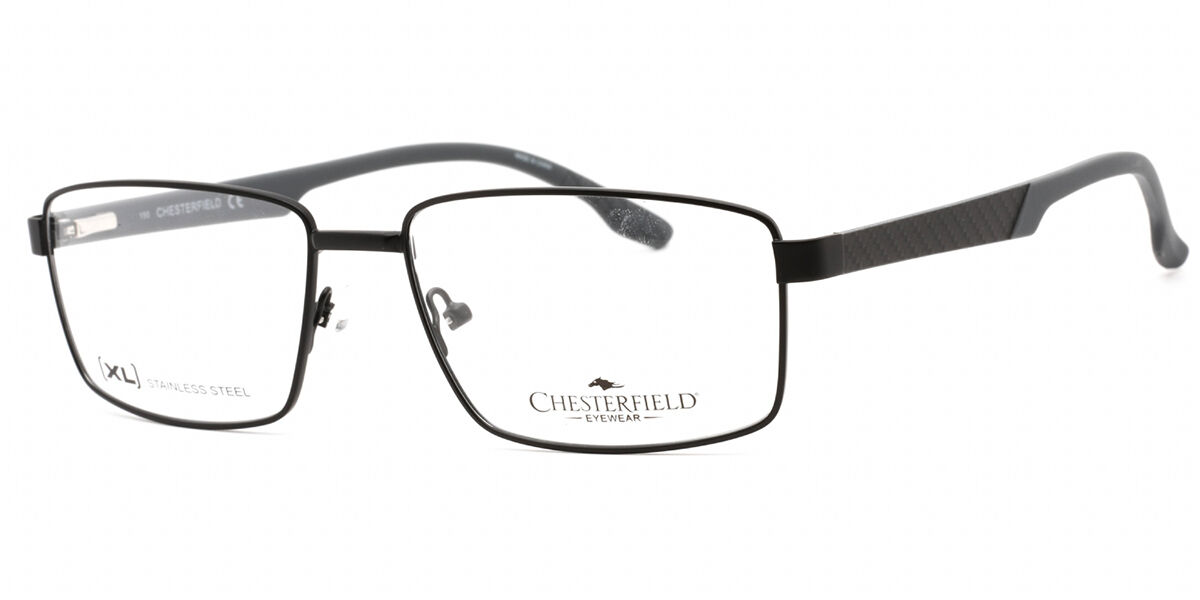 Image of Chesterfield CH 83XL 0003 Óculos de Grau Pretos Masculino PRT