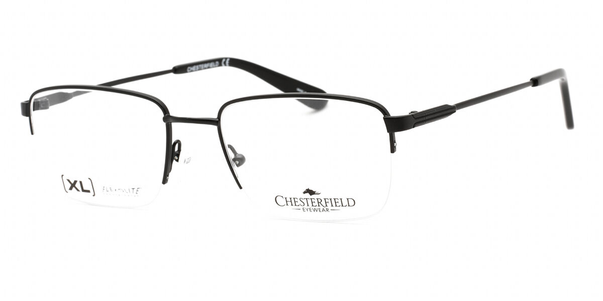 Image of Chesterfield CH 96XL 0003 Óculos de Grau Pretos Masculino BRLPT