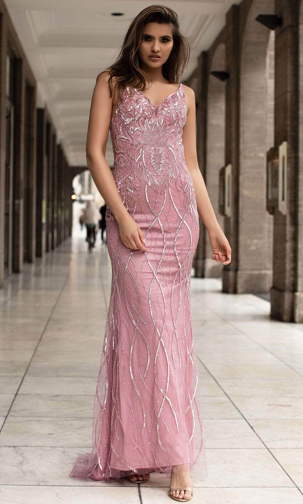 Image of Chic and Holland AN1498 - Fitted Sequin Prom Dress