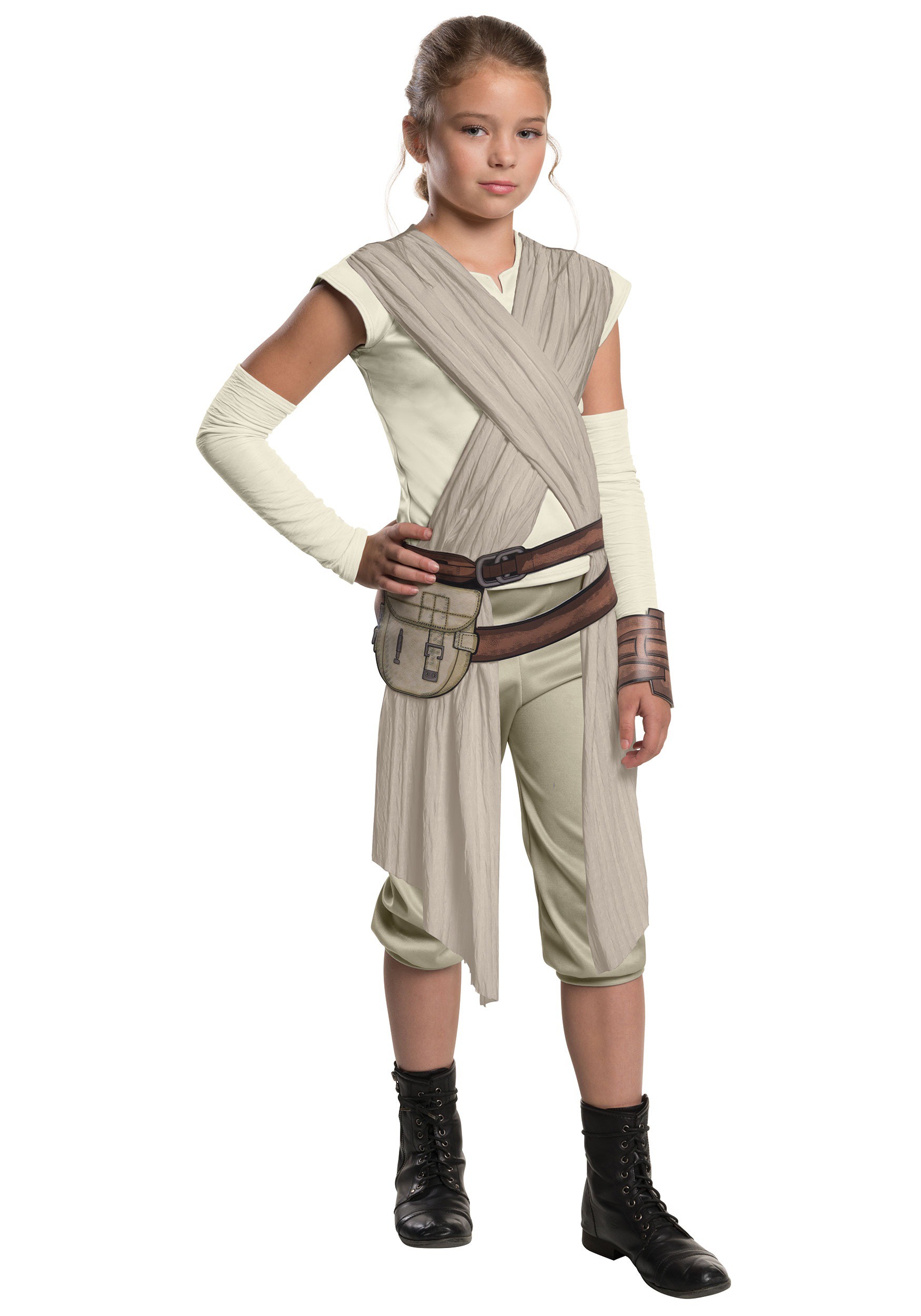 Image of Child Deluxe Star Wars The Force Awakens Rey Costume ID RU620090-S