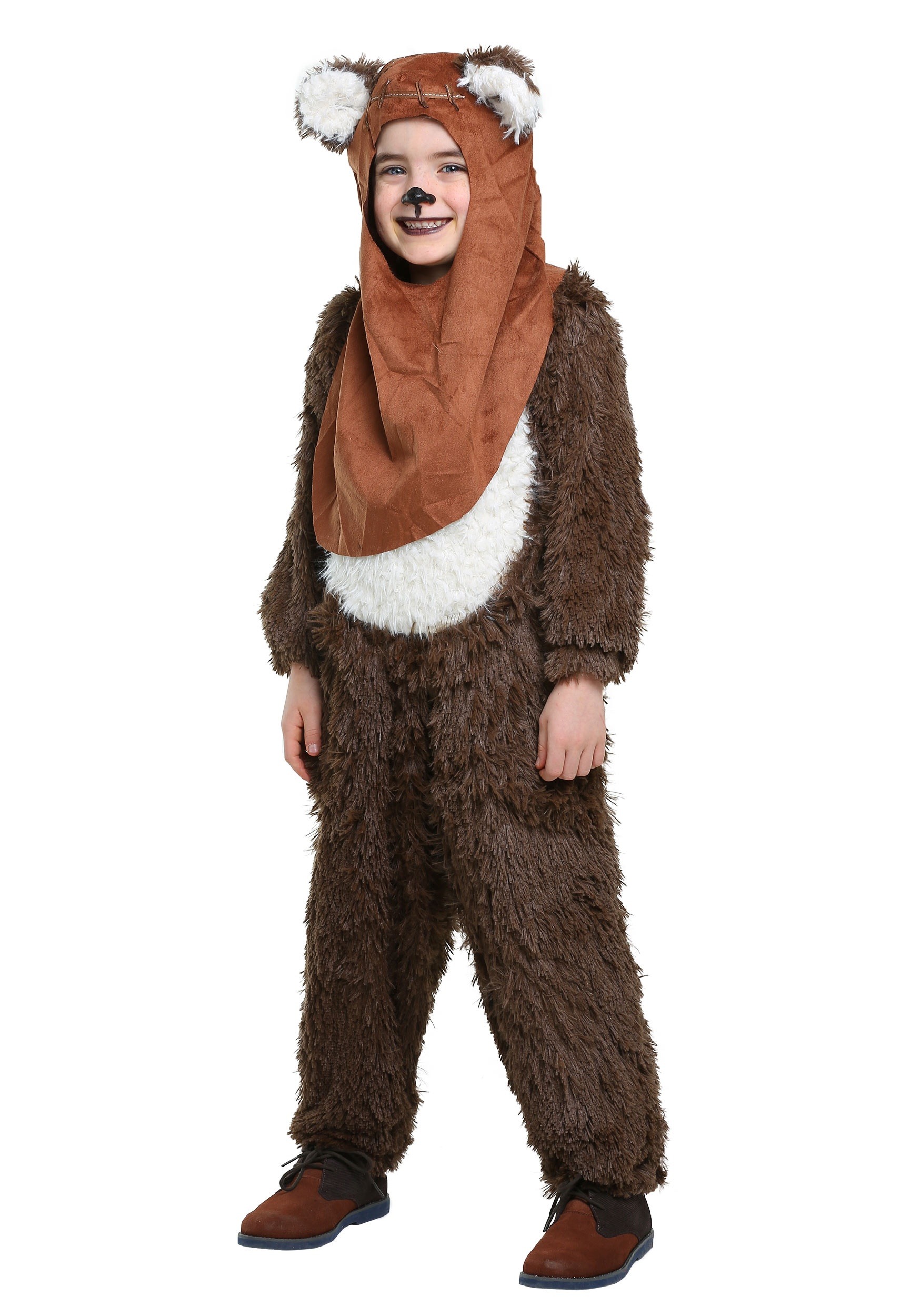 Image of Child Deluxe Wicket Ewok Costume | Warm Halloween Costume ID PR4959-M