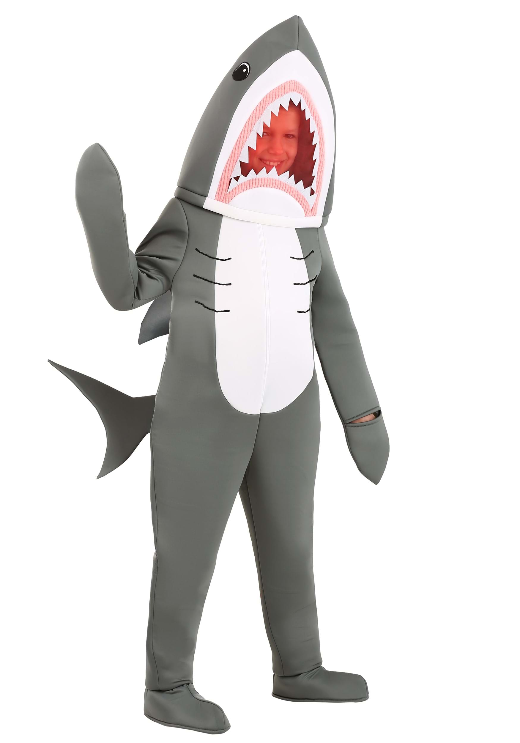 Image of Child Shark Mascot Costume | Shark Costumes ID FUN1699CH-XL