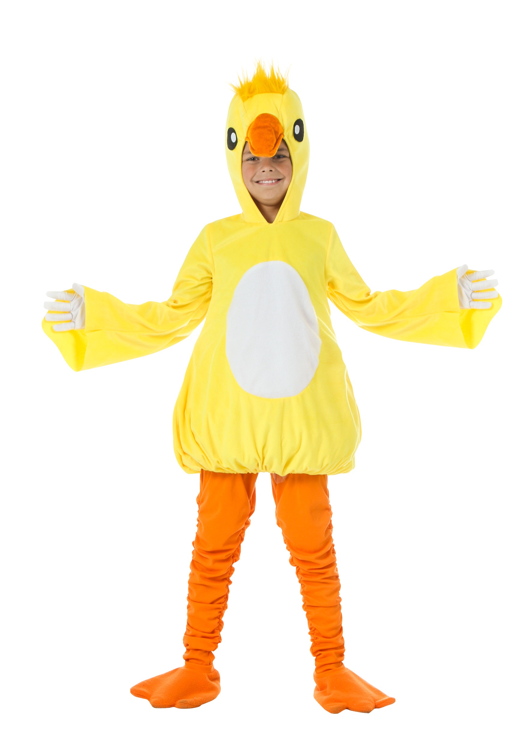 Image of Child Yellow Duck Costume | Kid's Animal Halloween Costumes ID FUN2367CH-M