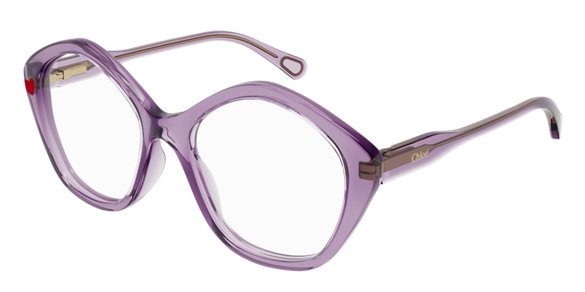 Image of Chloé CC0011O para Criança 002 Óculos de Grau Purple para Criança PRT