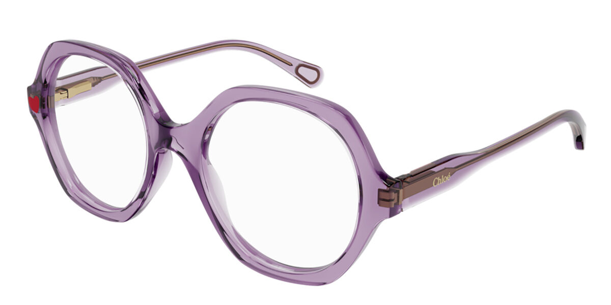 Image of Chloé CC0012O para Criança 002 Óculos de Grau Purple para Criança PRT
