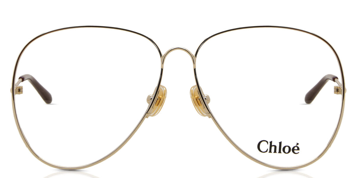 Image of Chloé CC0018O para Criança 001 Óculos de Grau Dourados para Criança BRLPT