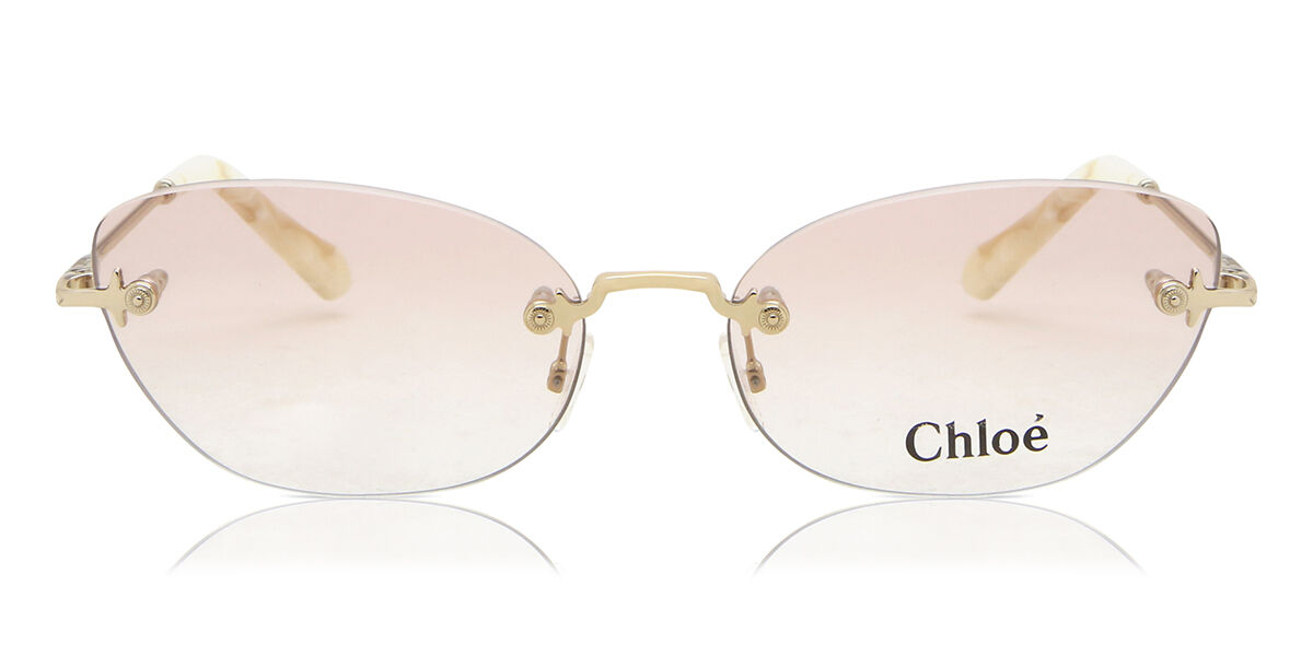 Image of Chloé CE 2154 717 Óculos de Sol Dourados Feminino BRLPT