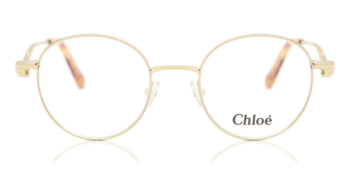 Image of Chloé CE 2155 717 Óculos de Grau Dourados Feminino BRLPT