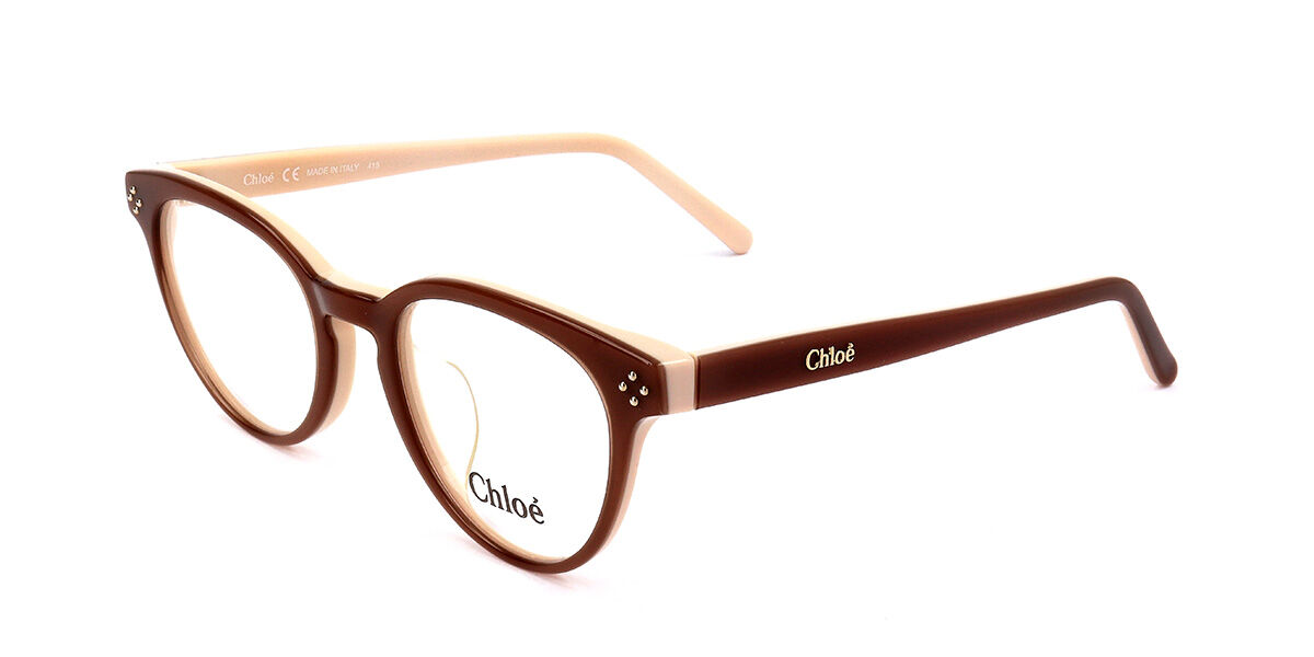 Image of Chloé CE 2680A Formato Asiático 905 Óculos de Grau Marrons Feminino BRLPT