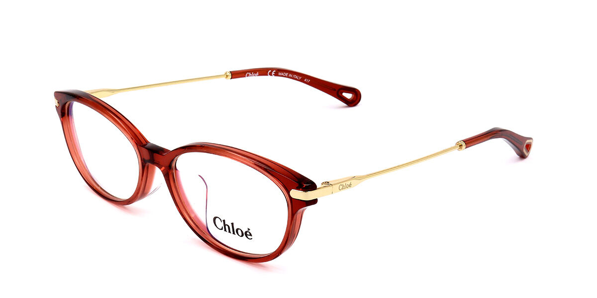 Image of Chloé CE 2724A Asian Fit 223 52 Röda Glasögon (Endast Båge) Kvinna SEK