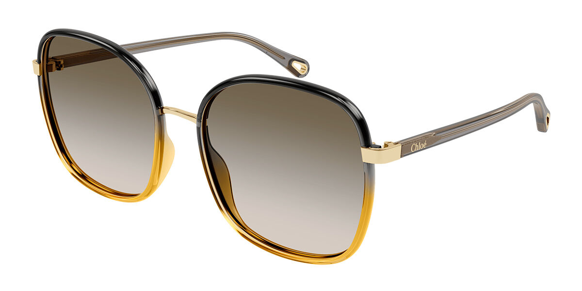 Image of Chloé CH0031S 010 59 Lunettes De Soleil Femme Jaunes FR