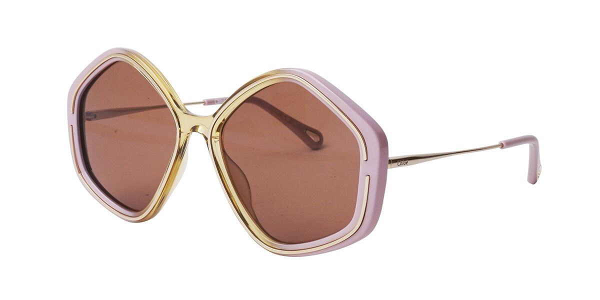 Image of Chloé CH0061S 001 58 Lunettes De Soleil Femme Roses FR