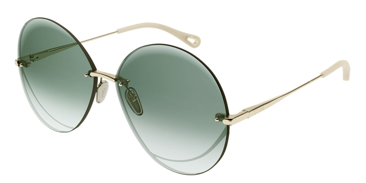 Image of Chloé CH0063S 003 64 Lunettes De Soleil Femme Dorées FR