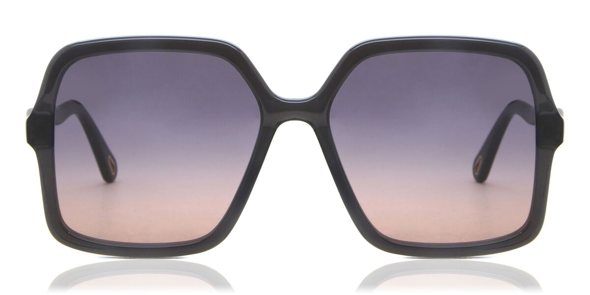 Image of Chloé CH0086S 001 58 Lunettes De Soleil Femme Transparentes FR