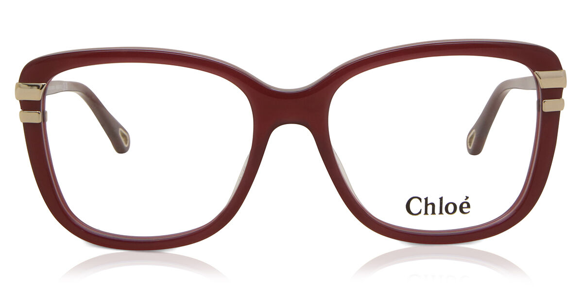 Image of Chloé CH0119O 004 Óculos de Grau Vinho Masculino BRLPT