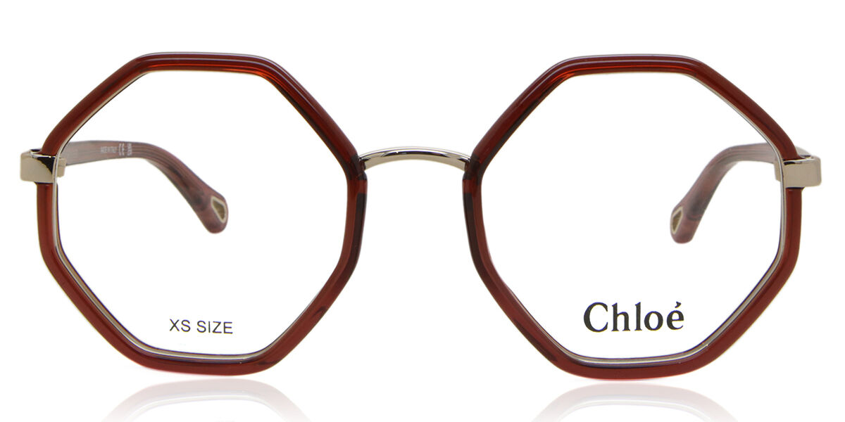 Image of Chloé CH0132O 002 Óculos de Grau Vermelhos Feminino BRLPT