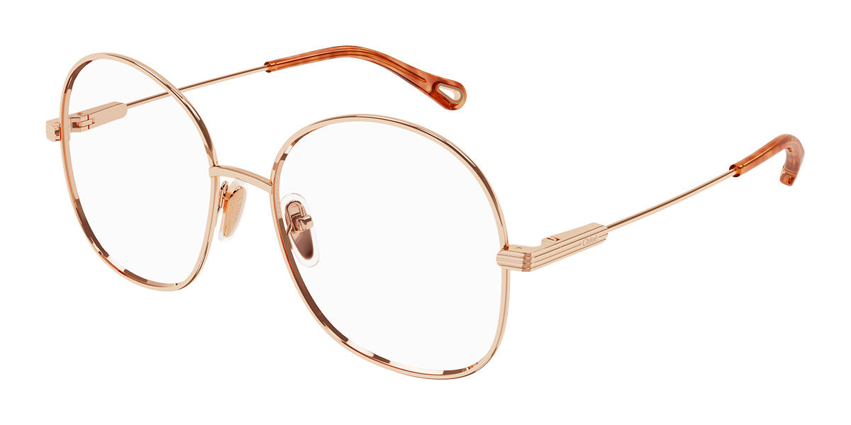 Image of Chloé CH0138O 002 Óculos de Grau Rose-Dourados Feminino PRT