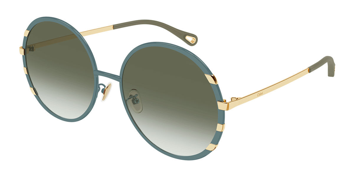 Image of Chloé CH0144S 002 58 Lunettes De Soleil Femme Vertes FR