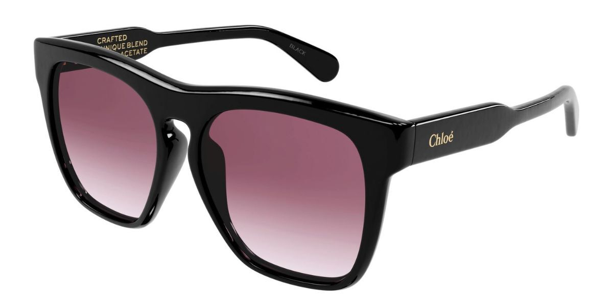 Image of Chloé CH0149SA Asian Fit 001 Óculos de Sol Pretos Feminino PRT