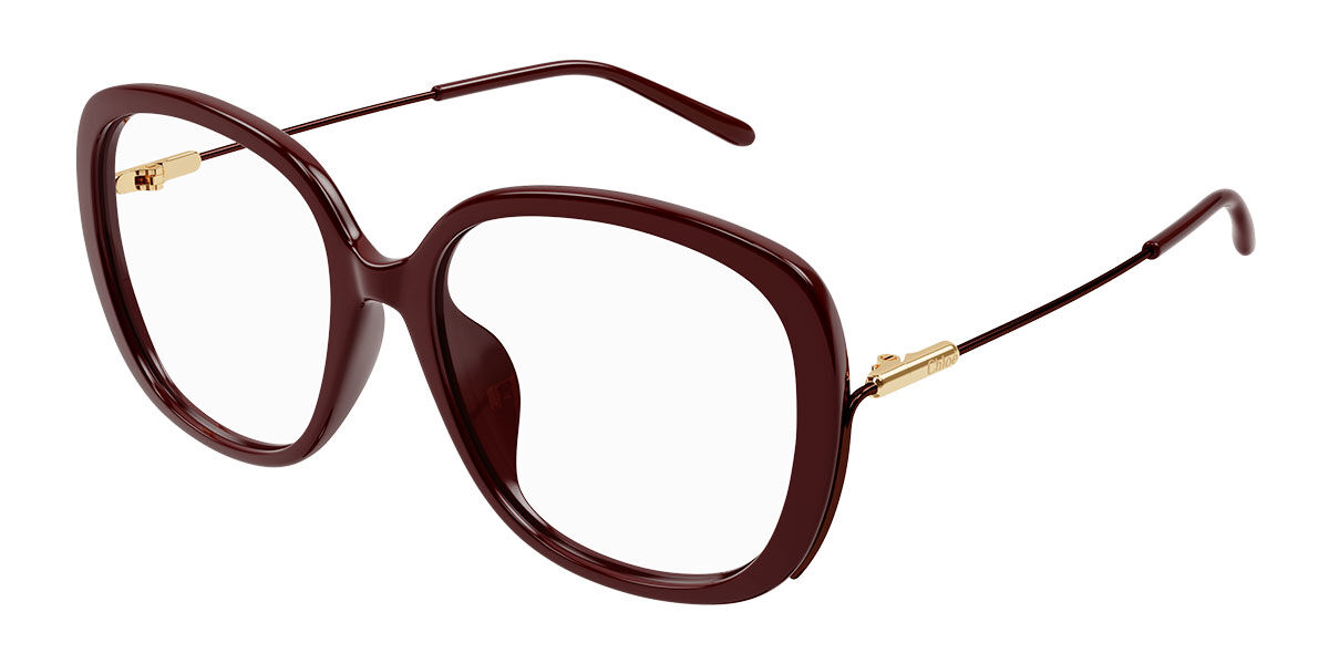 Image of Chloé CH0176OA Asian Fit 003 Óculos de Grau Vinho Feminino PRT