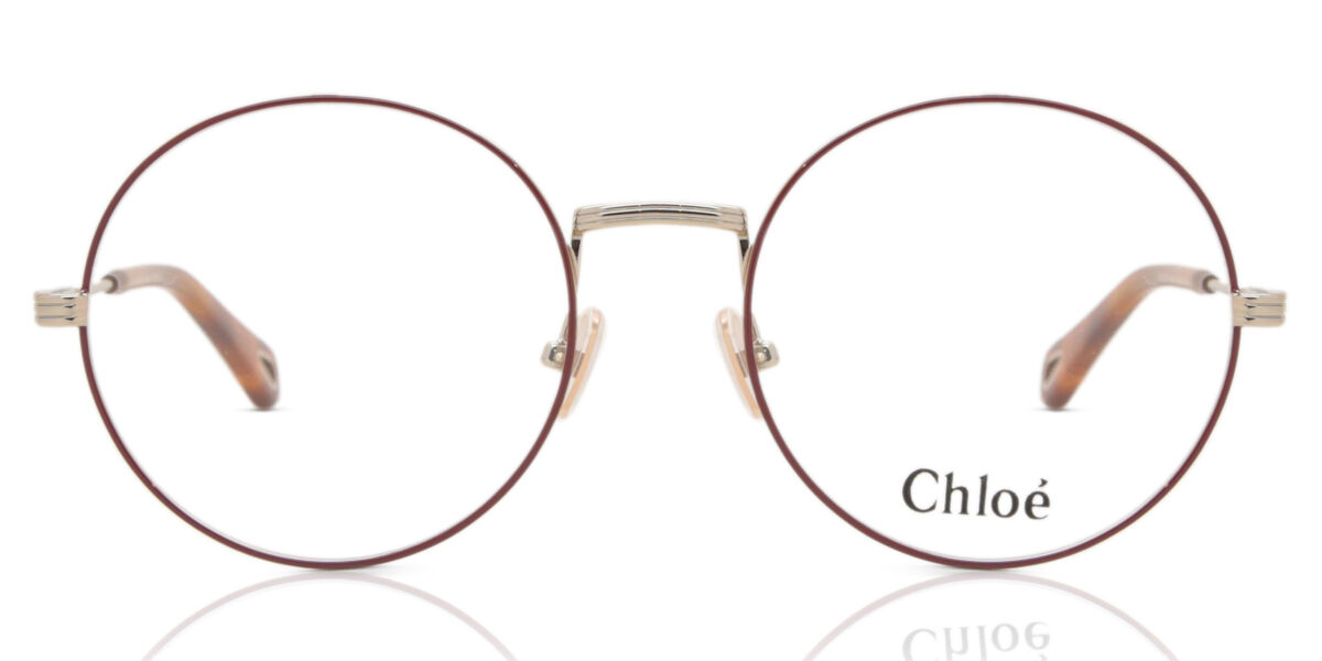 Image of Chloé CH0179O 004 Óculos de Grau Vinho Feminino PRT