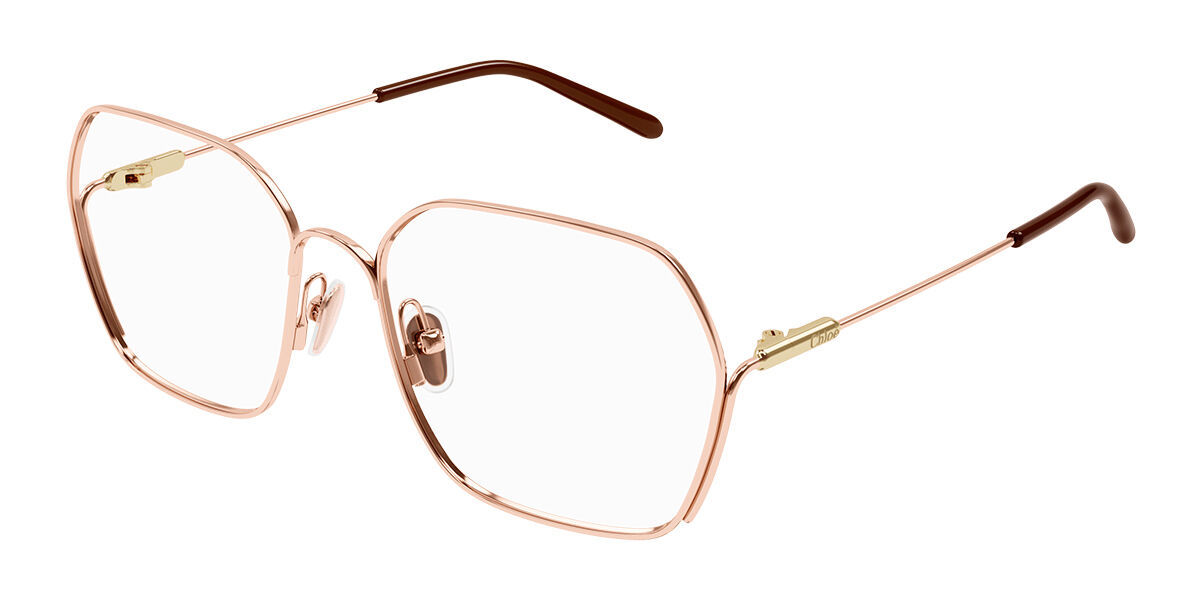 Image of Chloé CH0208O 006 Óculos de Grau Rose-Dourados Feminino BRLPT