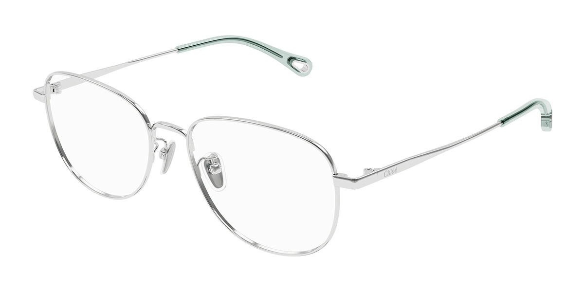 Image of Chloé CH0213OA Asian Fit 002 53 Srebrne Damskie Okulary Korekcyjne PL