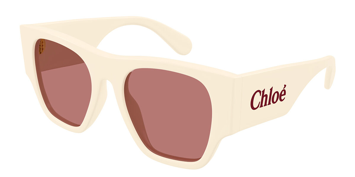 Image of Chloé CH0233S 003 53 Lunettes De Soleil Femme Blanches FR