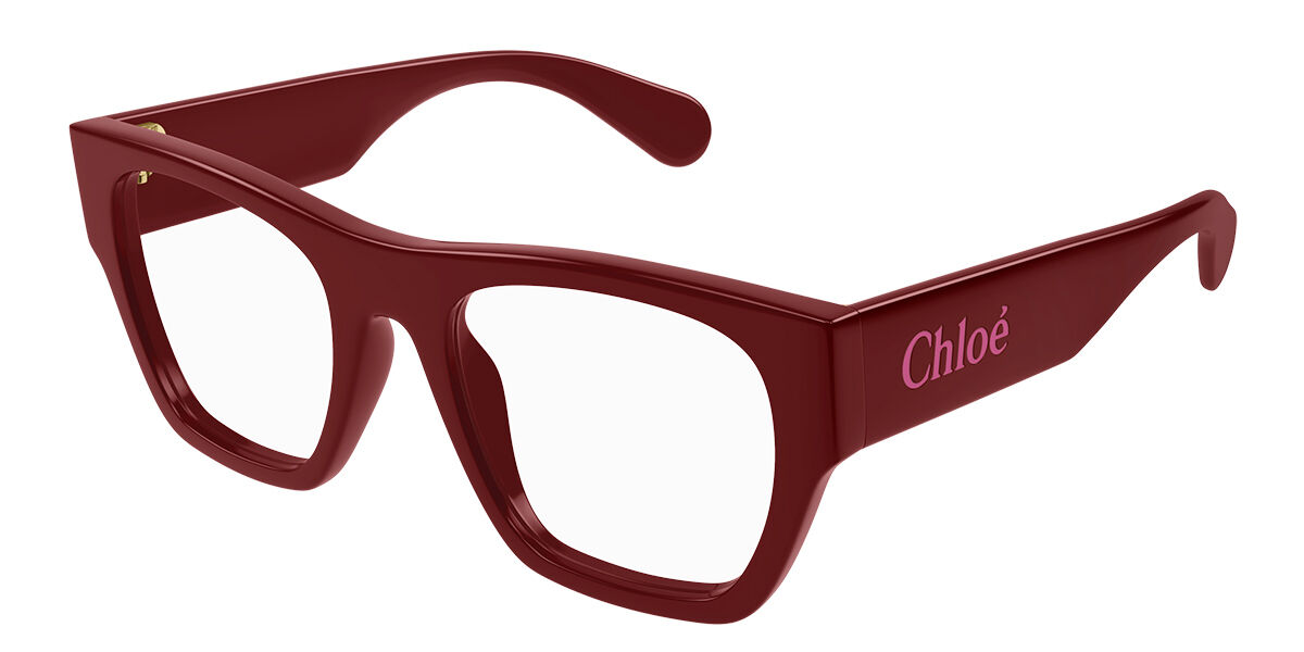 Image of Chloé CH0250O 003 Óculos de Grau Vinho Feminino PRT