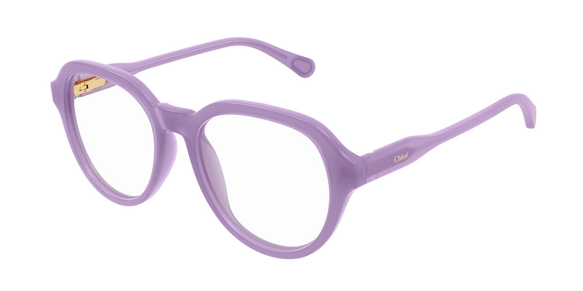 Image of Chloé CC0015O para Criança 004 Óculos de Grau Purple para Criança BRLPT